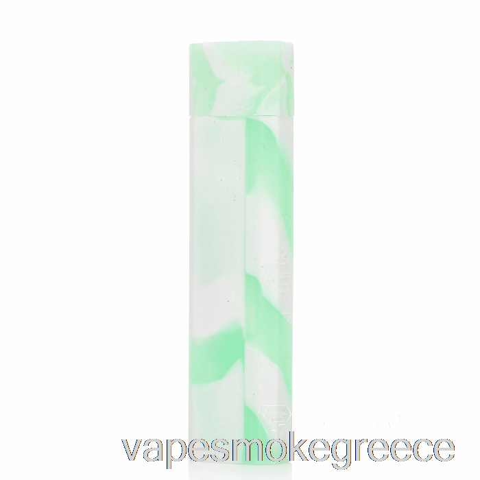 Vape Greece White Rhino Silicone Dab Out [χαλαζίας] λευκό μέντα (λάμψη UV)